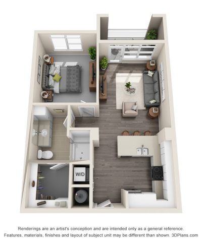 A1 - 1 Bedroom